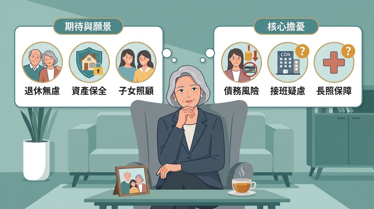 資產早已給了孩子，卻擔心守不住？吳小姐的家族財富與企業傳承規劃故事