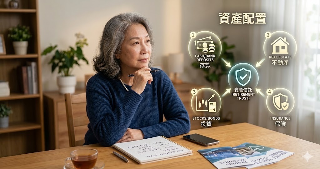 退休哪些錢適合放信託？